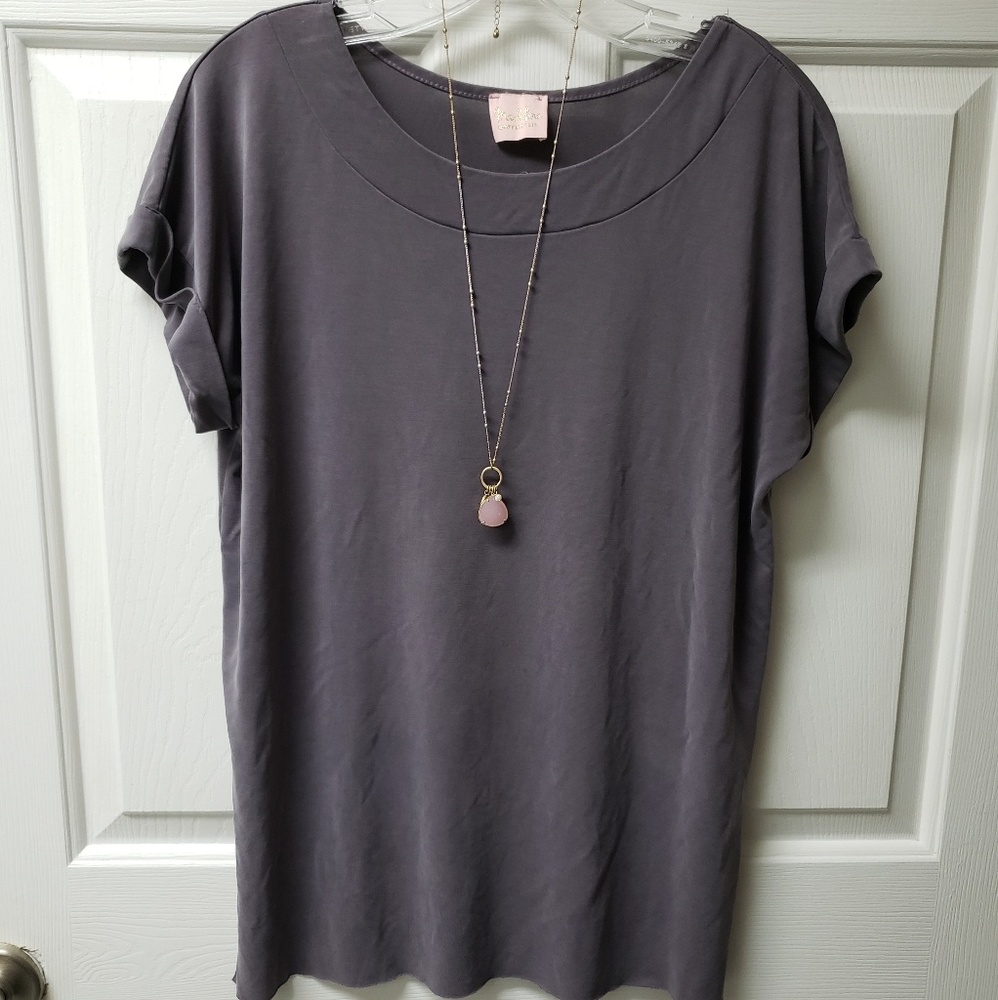 Madeleine sparkleton top